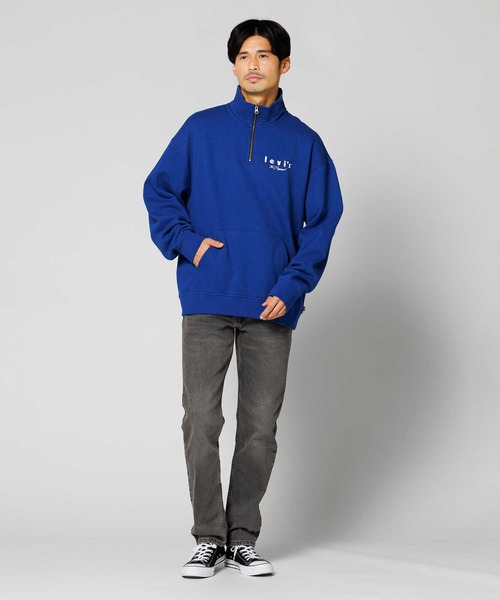 Levi's(リーバイス)の「【Levi's】ハーフジップスウェット(スウェット・メンズ・ブルー・S/L/M)」の10枚目の写真
