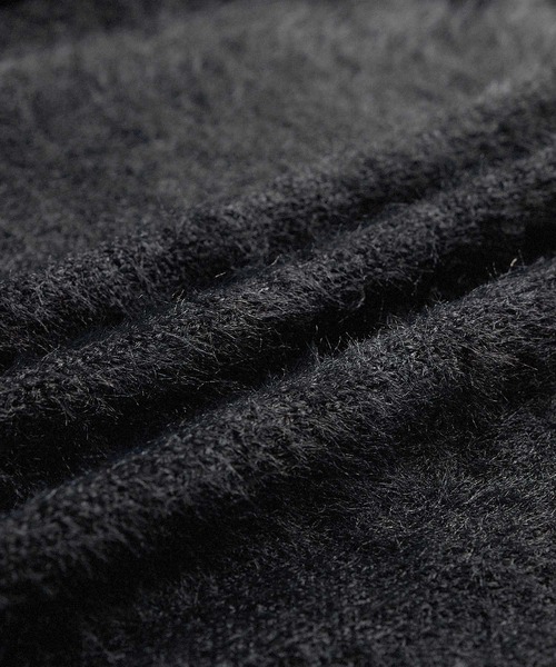 MONO-MART（モノマート）の「【Alfred Alex】オーバーサイズシャギーニットカーディガン（カーディガン/ボレロ・メンズ・ブラック/レッド/モカ/ブルー/チャコール/ワイン/ダークブルー/ブルーグレー・M/L）」の14枚目の写真