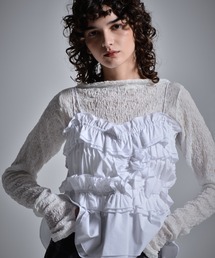 MECRE | フリルキャミブラウス(キャミソール)