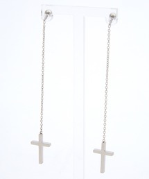 an meets zakka ロッキンモチーフロングチェーンピアス