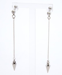 an meets zakka ロッキンモチーフロングチェーンピアス