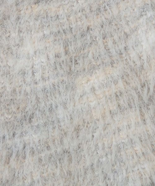 JEANASIS（ジーナシス）の「シャギーニットバラクラバ/980570（ネックウォーマー/スヌード・レディース・グレー/パープル/ホワイト系その他・FREE）」の15枚目の写真