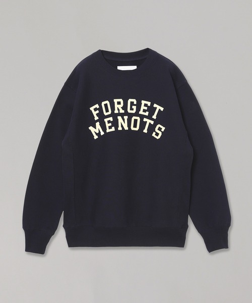 【セール】カレッジロゴスウェット FMN-22AW-SW-003（スウェット）｜forget-me-nots（フォーゲットミーノッツ）