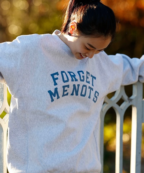 【セール】カレッジロゴスウェット FMN-22AW-SW-003（スウェット）｜forget-me-nots（フォーゲットミーノッツ）