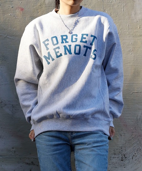 【セール】カレッジロゴスウェット FMN-22AW-SW-003（スウェット）｜forget-me-nots（フォーゲットミーノッツ）