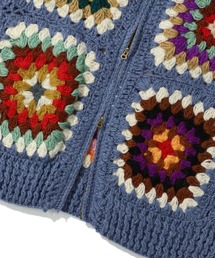 macmahon knitting mills かぎ針編み カーディガン ニット macmahon knitting mills かぎ針編み ニット カーディガン