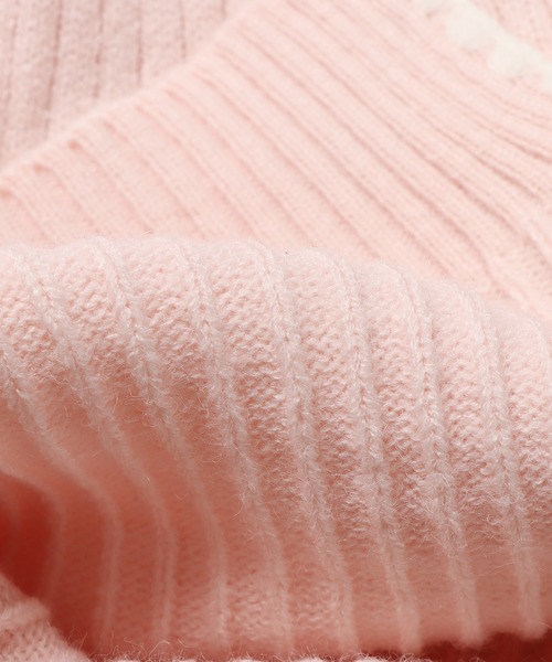 Chick（チック）の「▲セーラーカラーリボンニットトップス（ニット/セーター・レディース・ピンク/ホワイト・FREE）」の15枚目の写真