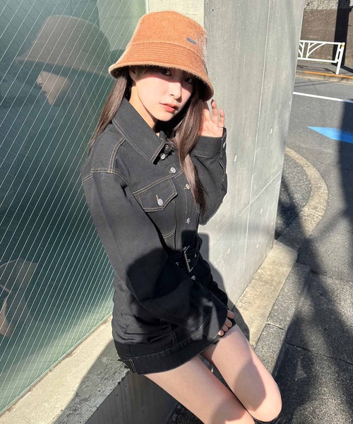 ENVYM（アンビー）の「ハラコバケットHAT（ハット・レディース・アイボリー/ブラック/ブラウン・FREE）」の21枚目の写真