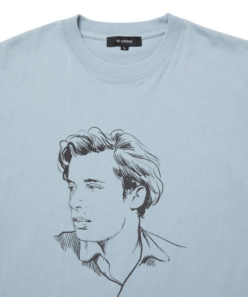 bonjour records(ボンジュールレコーズ)の「【Stephane Manel/ステファンマネル】 GG TEE GGショートスリーブTシャツ(Tシャツ/カットソー・メンズ・ホワイト/チャコールグレー/ブルー・M/XL/S/L)」の12枚目の写真