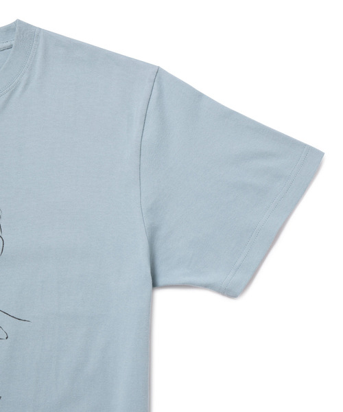 bonjour records(ボンジュールレコーズ)の「【Stephane Manel/ステファンマネル】 GG TEE GGショートスリーブTシャツ(Tシャツ/カットソー・メンズ・ホワイト/チャコールグレー/ブルー・M/XL/S/L)」の13枚目の写真