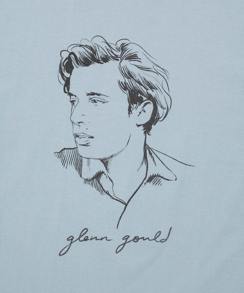 bonjour records(ボンジュールレコーズ)の「【Stephane Manel/ステファンマネル】 GG TEE GGショートスリーブTシャツ(Tシャツ/カットソー・メンズ・ホワイト/チャコールグレー/ブルー・M/XL/S/L)」の5枚目の写真