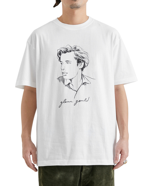 bonjour records(ボンジュールレコーズ)の「【Stephane Manel/ステファンマネル】 GG TEE GGショートスリーブTシャツ(Tシャツ/カットソー・メンズ・ホワイト/チャコールグレー/ブルー・M/XL/S/L)」の9枚目の写真
