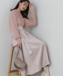 PROPORTION BODY DRESSING | サテンタックスカート / 1214120002(スカート)