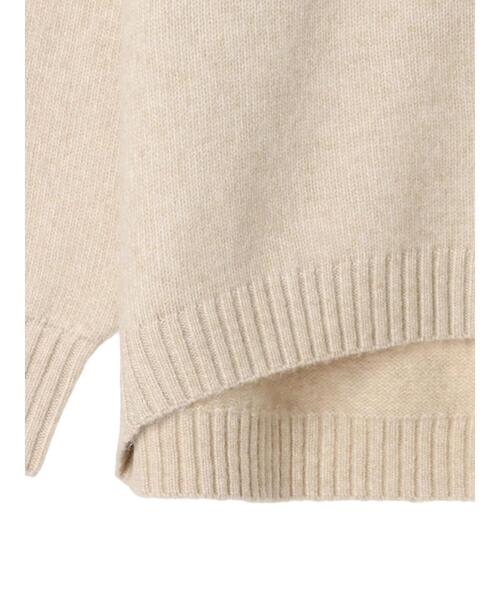 Green　Parks（グリーンパークス）の「MixカラーVネックニットプルオーバー（ニット/セーター・レディース・ピンク/チャコールグレー/ブルー/ライトベージュ・FREE）」の10枚目の写真