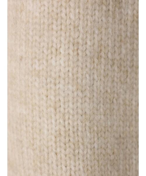 Green　Parks（グリーンパークス）の「MixカラーVネックニットプルオーバー（ニット/セーター・レディース・ピンク/チャコールグレー/ブルー/ライトベージュ・FREE）」の8枚目の写真