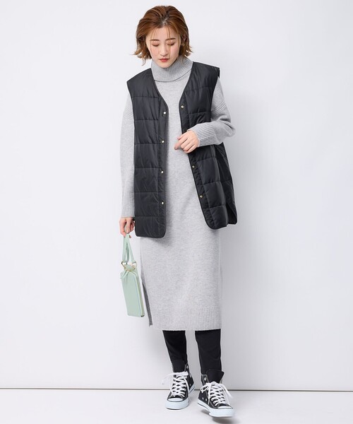 23区 L(ニジュウサンクオオキイサイズ)の「【撥水加工】マルチウェイ アウター(ミリタリージャケット・レディース・ネイビー系/ベージュ系/モスグリーン系・44/46/48)」の9枚目の写真