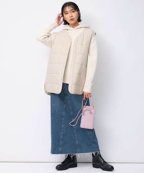 23区 L(ニジュウサンクオオキイサイズ)の「【撥水加工】マルチウェイ アウター(ミリタリージャケット・レディース・ネイビー系/ベージュ系/モスグリーン系・44/46/48)」の14枚目の写真