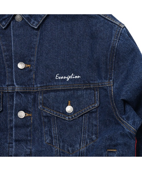 RADIO Eva デニムジャケット RADIO EVA A089 Rebuild of Evangelion Trucker Jacket/INDIGO/M