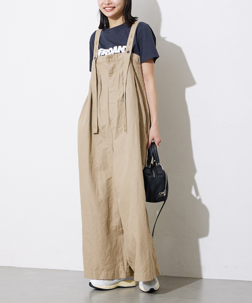 JOURNAL STANDARD(ジャーナルスタンダード)の「サロペット(サロペット/オーバーオール・レディース・ベージュ/ブラック・FREE)」の5枚目の写真