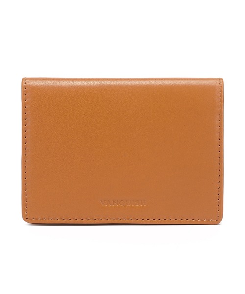 VANQUISH（ヴァンキッシュ）の「【VANQUISH/ヴァンキッシュ】牛革k高級オイルレザー名刺入れ（名刺入れ・メンズ・キャメル/ネイビー/ブラウン/グリーン/ブラック・FREE）」の5枚目の写真