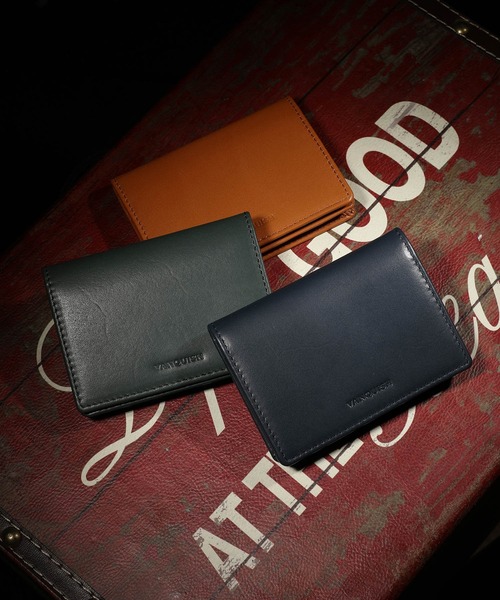 VANQUISH（ヴァンキッシュ）の「【VANQUISH/ヴァンキッシュ】牛革k高級オイルレザー名刺入れ（名刺入れ・メンズ・キャメル/ネイビー/ブラウン/グリーン/ブラック・FREE）」の16枚目の写真