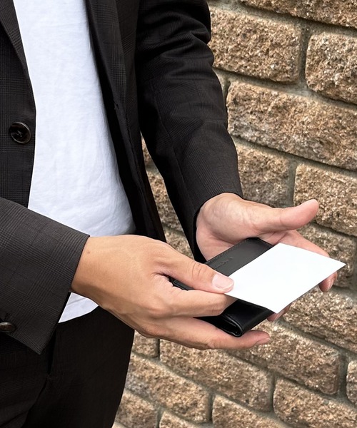 VANQUISH（ヴァンキッシュ）の「【VANQUISH/ヴァンキッシュ】牛革k高級オイルレザー名刺入れ（名刺入れ・メンズ・キャメル/ネイビー/ブラウン/グリーン/ブラック・FREE）」の21枚目の写真