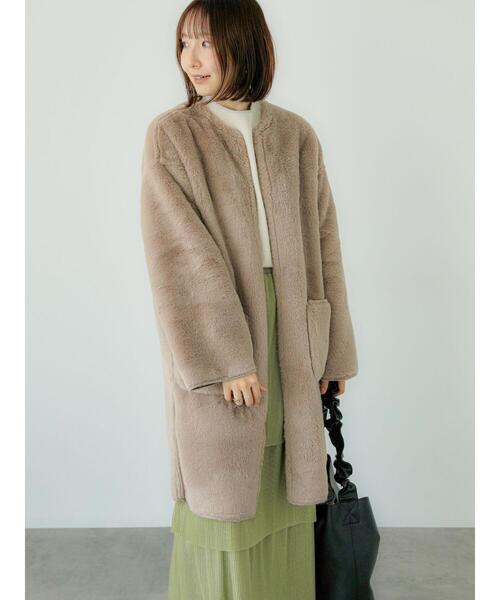 Te chichi TERRASSE（テチチテラス）の「フェイクムートンリバーシブル