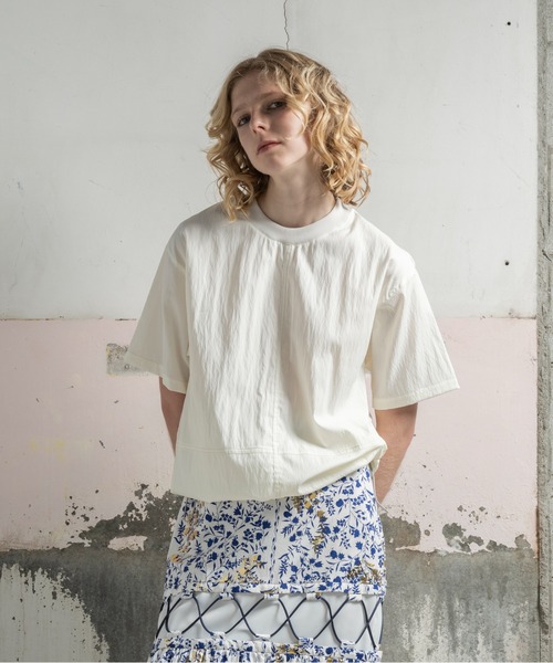 mintdesigns（ミントデザインズ）の「CRUNCHY T-SHIRT / クランチーTシャツ（その他トップス・レディース・オフホワイト・2）」の2枚目の写真