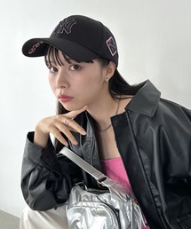 MLB Korea（エムエルビーコリア）の「【日本未発売/WEB限定】MLB Korea(エムエルビーコリア)/ダイヤモンド刺繍ロゴパッチボールキャップ メジャーリーグ べースボール ロゴキャップ サイズ調整可能/DIAMOND LOGO PATCH BALL CAP（キャップ）」