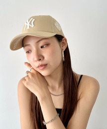 MLB（メジャーリーグベースボール）の「【日本未発売/WEB限定】MLB Korea(エムエルビーコリア)/ダイヤモンド刺繍ロゴパッチボールキャップ メジャーリーグ べースボール ロゴキャップ サイズ調整可能/DIAMOND LOGO PATCH BALL CAP（キャップ）」