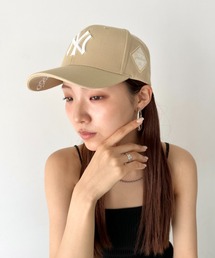 MLB Korea（エムエルビーコリア）の「【日本未発売/WEB限定】MLB Korea(エムエルビーコリア)/ダイヤモンド刺繍ロゴパッチボールキャップ メジャーリーグ べースボール ロゴキャップ サイズ調整可能/DIAMOND LOGO PATCH BALL CAP（キャップ）」