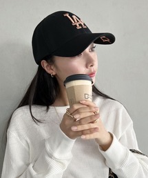 MLB（メジャーリーグベースボール）の「【日本未発売/WEB限定】MLB Korea(エムエルビーコリア)/ダイヤモンド刺繍ロゴパッチボールキャップ メジャーリーグ べースボール ロゴキャップ サイズ調整可能/DIAMOND LOGO PATCH BALL CAP（キャップ）」