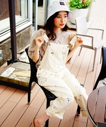 -M-medium サロペット ホワイト 白 ホワイト -ボクサー -快適工房 -ふんどし -穴あき（レディース