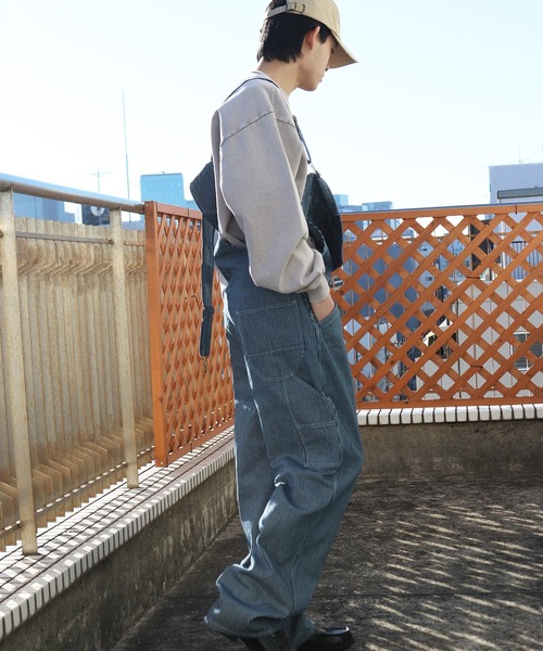 WESTSEA（ウエストシー）の「だぼだぼ ワイドシルエット　オーバーオール（サロペット/オーバーオール・メンズ・ブラック系その他/ホワイト系その他/モカ/ライトブルー/ブルー系その他2/ブルー系その他3/ブルー系その他4・M/SS/S/L/LL）」の7枚目の写真