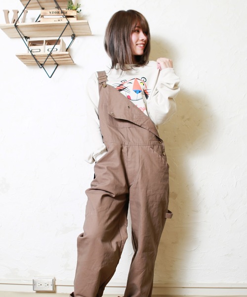 WESTSEA（ウエストシー）の「だぼだぼ ワイドシルエット　オーバーオール（サロペット/オーバーオール・メンズ・ブラック系その他/ホワイト系その他/モカ/ライトブルー/ブルー系その他2/ブルー系その他3/ブルー系その他4・M/SS/S/L/LL）」の20枚目の写真