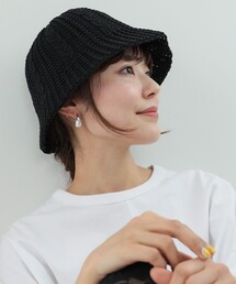 Ray BEAMS | 88 / RECYCLED POLYESTER CABLE BELL HAT(ハット)