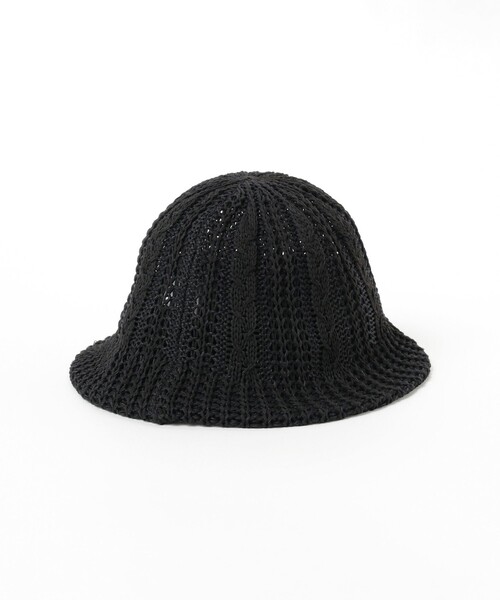 Ray BEAMS（レイビームス）の「88 / RECYCLED POLYESTER CABLE BELL HAT（ハット・レディース・ホワイト/ブラック/ブラウン・ONE SIZE）」の9枚目の写真