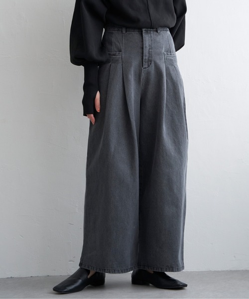 notch.（ノッチ）の「タックデニムパンツ（デニムパンツ・レディース・ブルー系その他/ブルー/ブラック・M）」の20枚目の写真