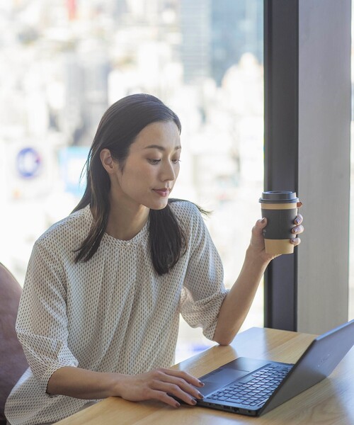 【セール】幾何プリント カットソー(Tシャツ/カットソー)|J.PRESS Ladies(J.プレス レディス)