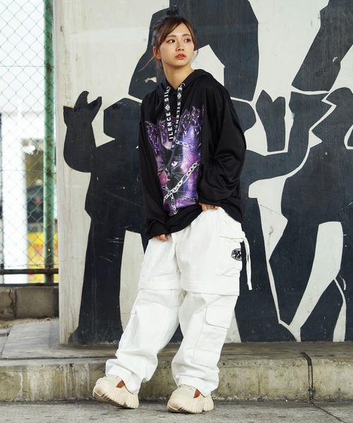 パーカー 「unisex」病み系 グラフィック パーカー / Sickly Graphic Hoodies レディース メンズ パーカー 「unisex」病み系 グラフィック / Sickly Graphic