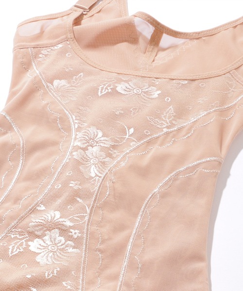 Lace Ladies（レースレディース）の「フラワー レース シェイプアップ ワンピース サポーター（その他アンダーウェア/インナー・レディース・ブラック/ベージュ・XXL/L/XL）」の16枚目の写真