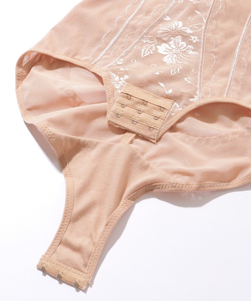 Lace Ladies（レースレディース）の「フラワー レース シェイプアップ ワンピース サポーター（その他アンダーウェア/インナー・レディース・ブラック/ベージュ・XXL/L/XL）」の17枚目の写真