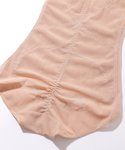 Lace Ladies（レースレディース）の「フラワー レース シェイプアップ ワンピース サポーター（その他アンダーウェア/インナー・レディース・ブラック/ベージュ・XXL/L/XL）」の18枚目の写真