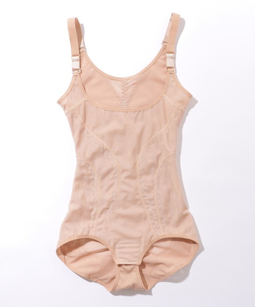 Lace Ladies（レースレディース）の「フラワー レース シェイプアップ ワンピース サポーター（その他アンダーウェア/インナー・レディース・ブラック/ベージュ・XXL/L/XL）」の21枚目の写真