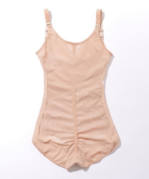 Lace Ladies（レースレディース）の「フラワー レース シェイプアップ ワンピース サポーター（その他アンダーウェア/インナー・レディース・ブラック/ベージュ・XXL/L/XL）」の22枚目の写真