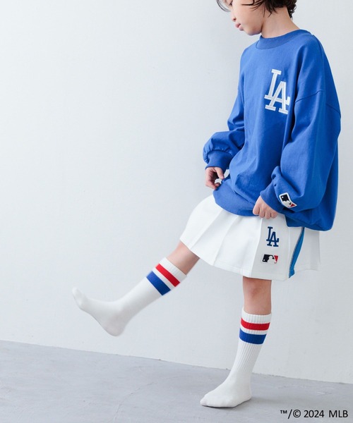 LOWRYS FARM（ローリーズファーム）の「ＭＬＢプリーツスカート　 106008（スカート・キッズ・レッド/グリーン/ネイビー/アイボリー・150cm/110cm/120cm/140cm/130cm）」の21枚目の写真