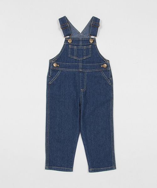 petit main（プティマイン）の「オーバーオール（サロペット/オーバーオール・キッズ・オフホワイト/ブルー・M/S/L）」の15枚目の写真