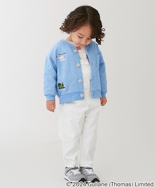 petit main（プティマイン）の「オーバーオール（サロペット/オーバーオール・キッズ・オフホワイト/ブルー・M/S/L）」の17枚目の写真