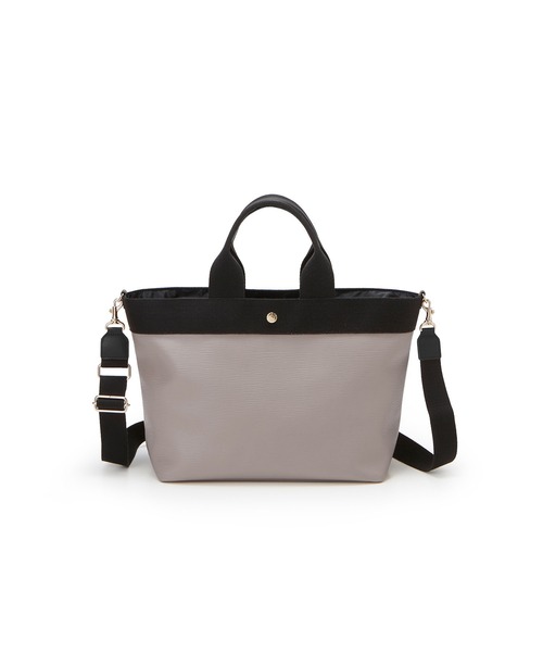 Breath TOPKAPI（ブレストプカピ）の「【人気色が限定復活！】【Breath TOPKAPI】RIPPLE リプル A4 トート バッグ L（ショルダー付き）（トートバッグ・レディース・ベージュ系その他/ライトベージュ/アイボリー/ブラック/イエロー/カーキブラウン/チャコールグレー・FREE）」の4枚目の写真