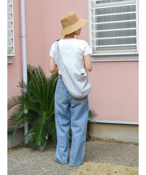 Ungrid(アングリッド)の「コットンショルダーバッグ(ショルダーバッグ・レディース・その他1/ブラック・FREE)」の5枚目の写真